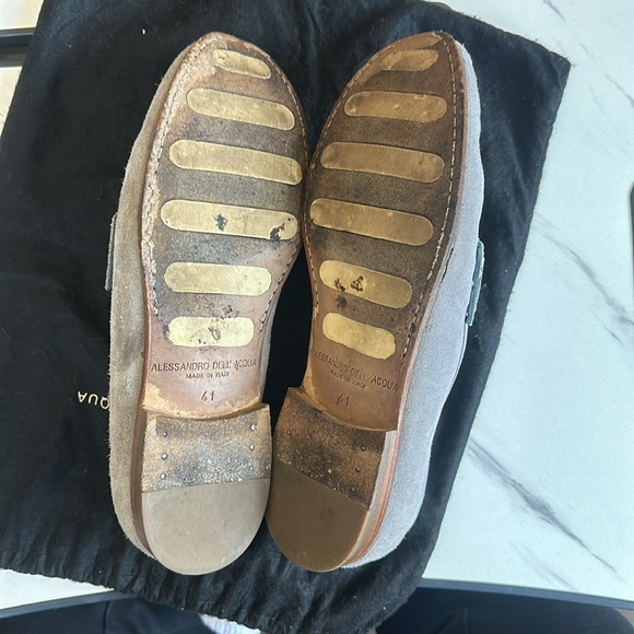 Alessandro Dell’ Acqua grey Suede Loafers (41/8) - Picture 5 of 5